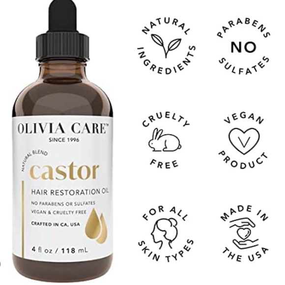 olivia care Hair Castor Hair Oil By Olivia Care Poshmark
